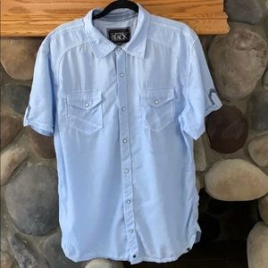 Buckle black men’s shirt